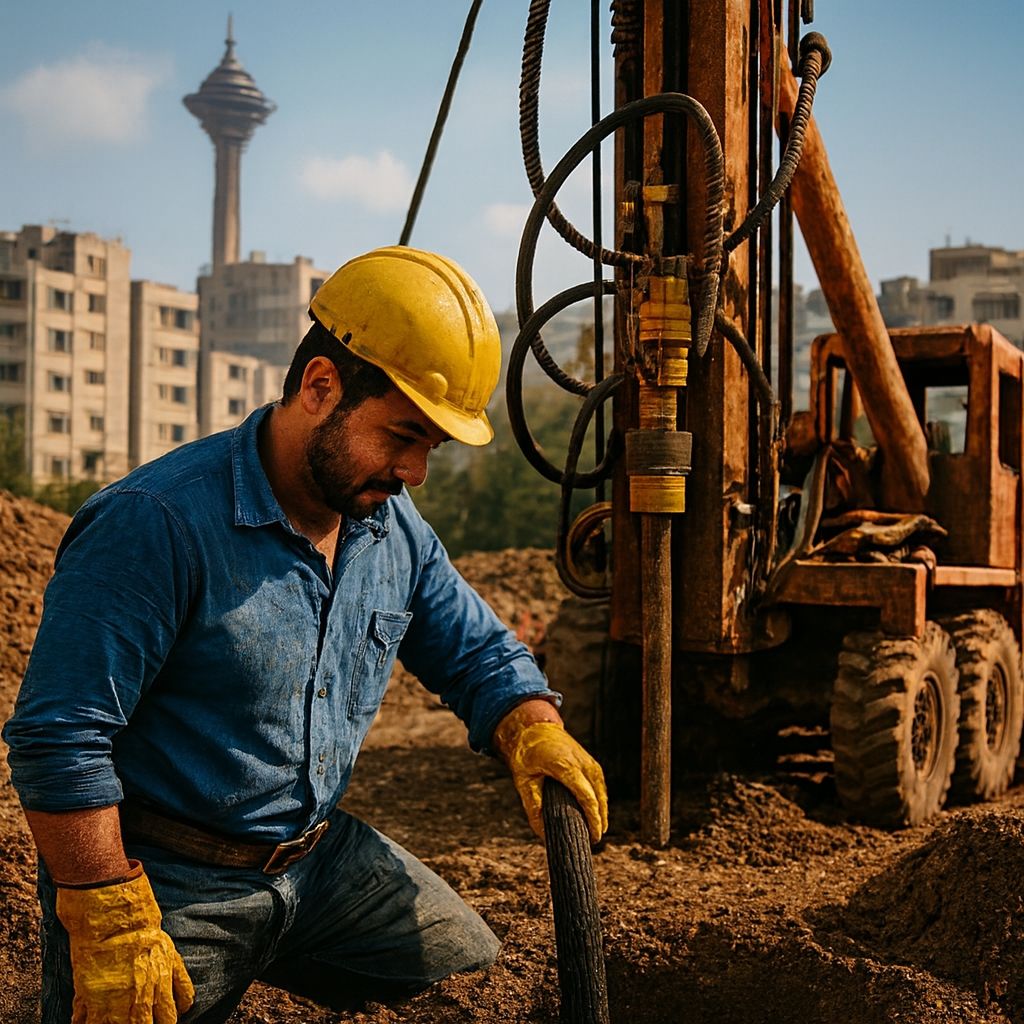 حفاری چاه و کول گذاری و طوقه چینی در تهران چگونه انجام می شود؟ حفاری چاه و کول گذاری و طوقه چینی در تهران چگونه انجام می شود؟