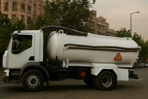 تانکر مکنده حرفه‌ ای برای تخلیه چاه